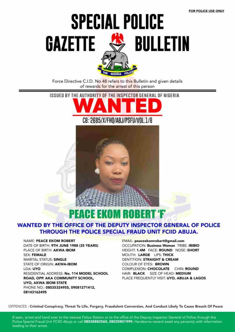 WANTED PERSON