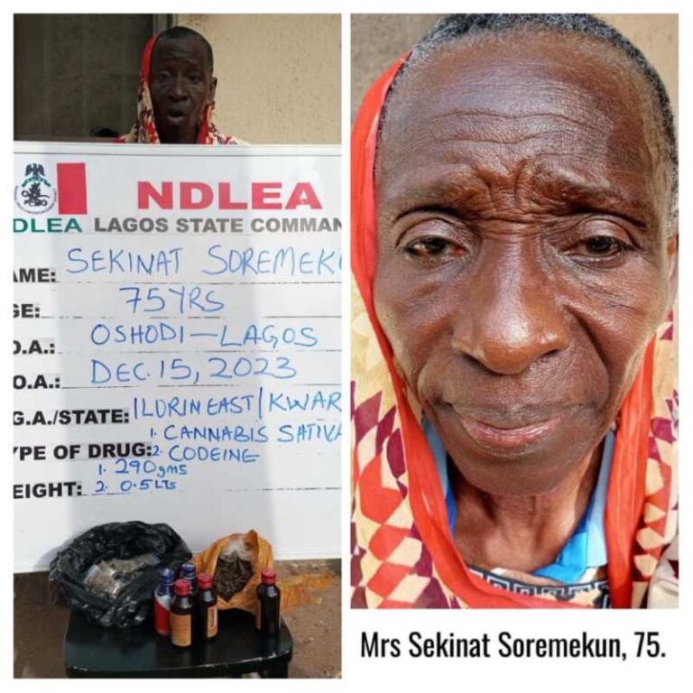 NDLEA-ARRESTS-A-75-YEAR-OLD-GRANDMOTHER