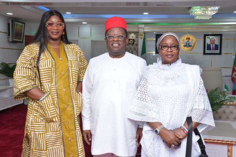 Umahi, Ebonyi first lady and Iyabo Ojo