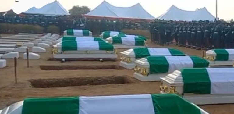 Okuama Killings - 16 Slain Soldiers Laid To Rest In Abuja (2)