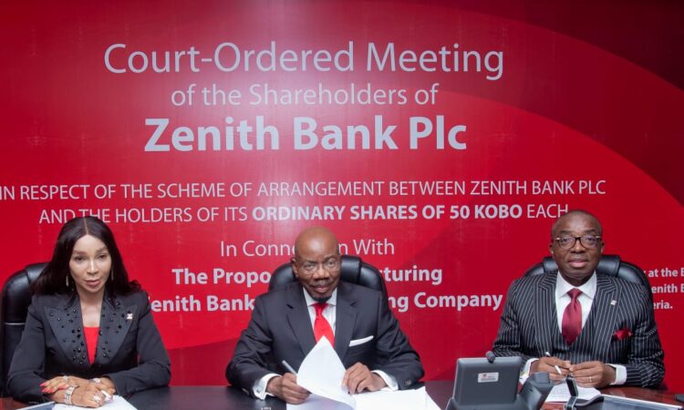 Zenith Bank gets Shareholders