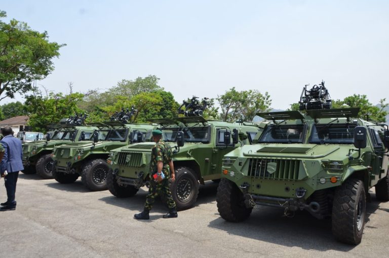 Defence HQs Receives 20 APCs To Tackle Insecurities (2)