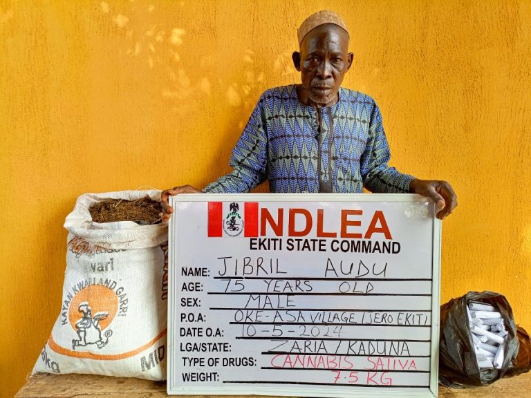 NDLEA ARRESTS 75-YEAR-OLD GRANDPA (1)