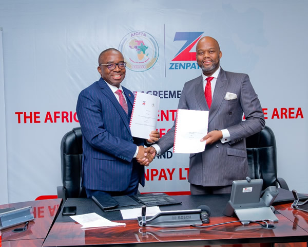 ZENITH FINTECH SUBSIDIARY ZENPAY LIMITED and AfCFTA