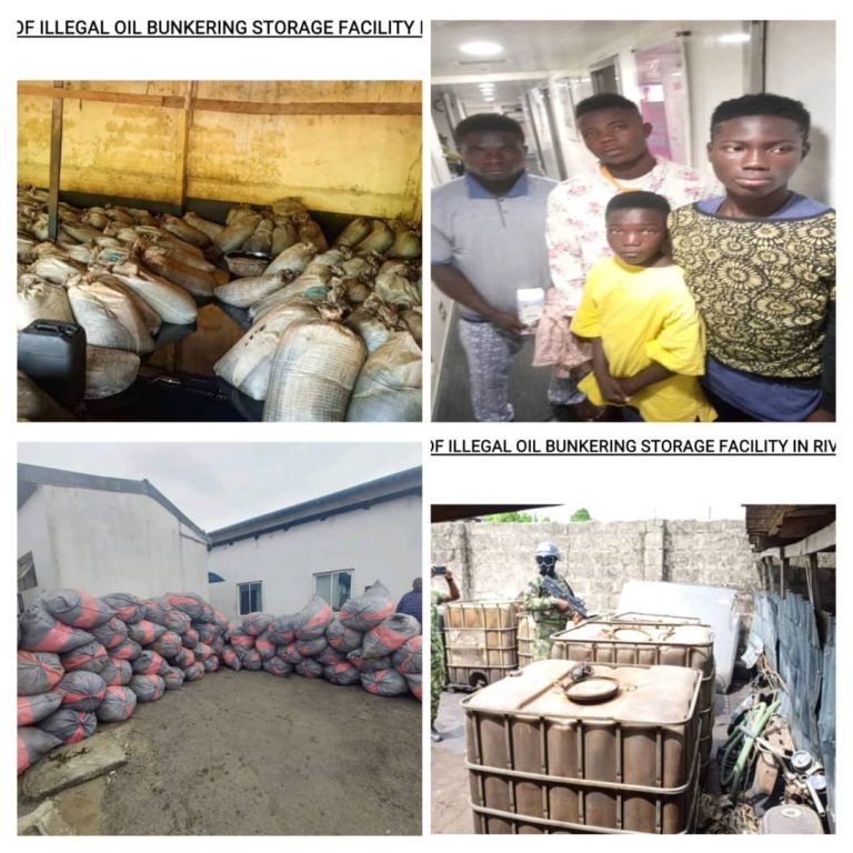 Navy Uncovers Illegal Crude Oil Storage Facility (2)