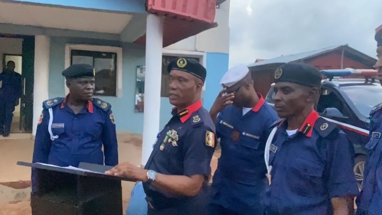 NSCDC ARRESTS FIVE SUSPECTED ILLEGAL SECURITY (1)