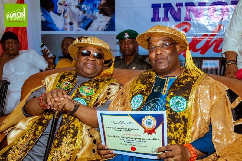 AARE ADETOLA EMMANUELKING HONOURED