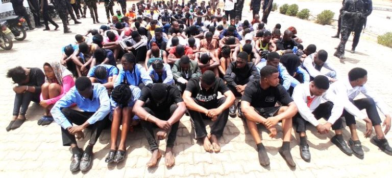 EFCC ARRESTS 133 SUSPECTS (5)