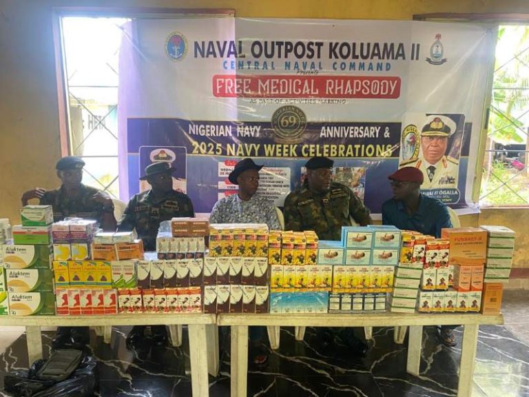 NIGERIAN NAVY TAKES MEDICAL BILLS