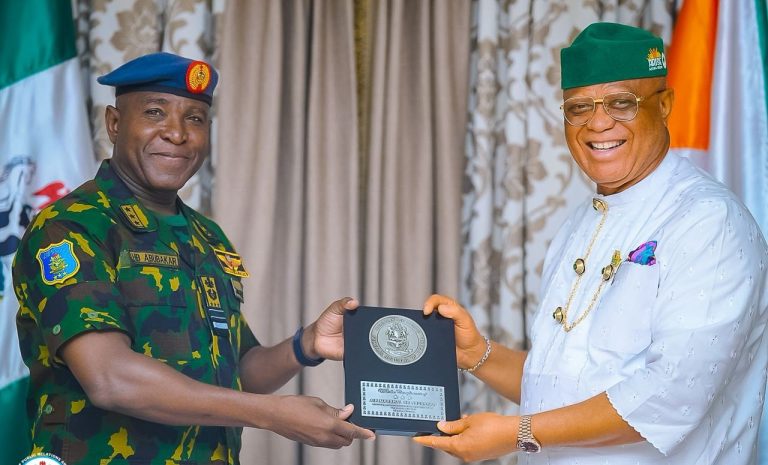 GOV ENO DONATES LAND TO NIGERIAN AIRFORCE