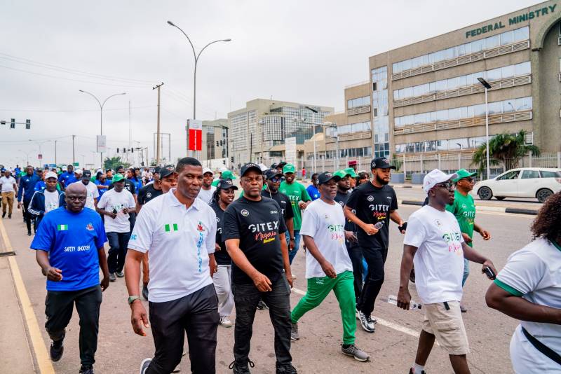 NITDA HOLDS ROAD WALK IN ABUJA