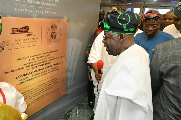 PRESIDENT TINUBU COMMISSIONS RENOVATED NATIONAL THEATRE 1