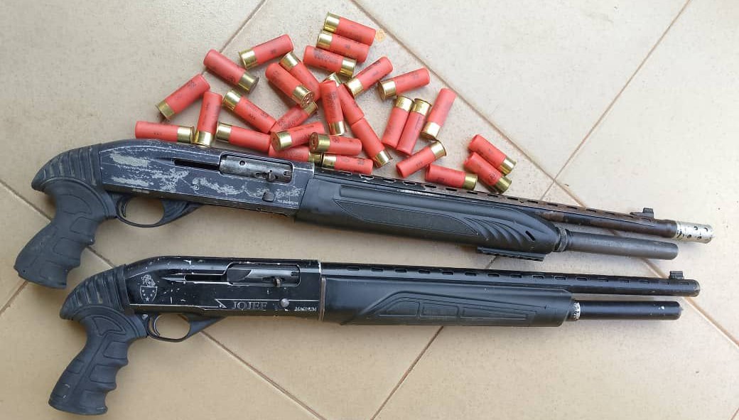 POLICE ARREST ARMED SUSPECTED