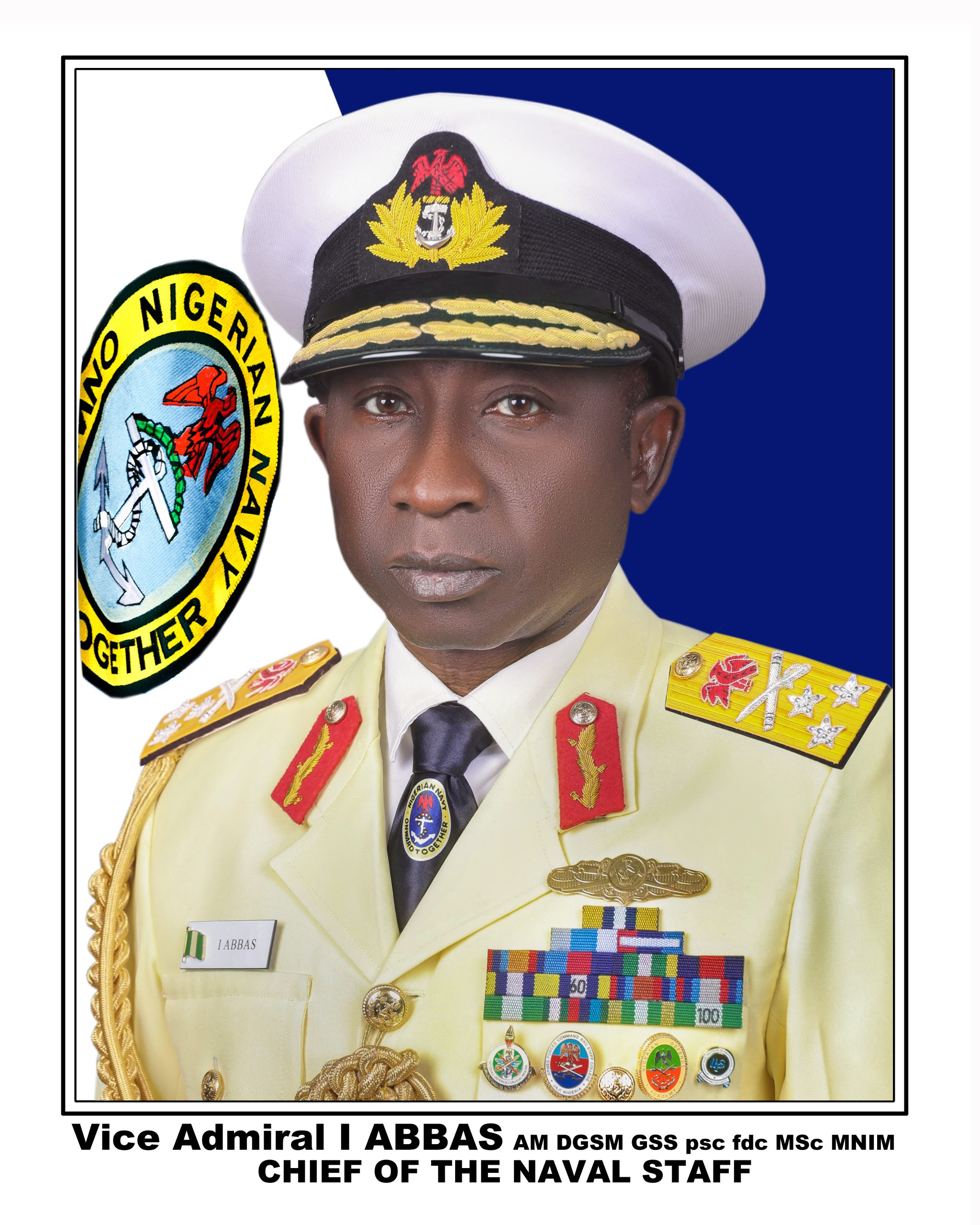 VICE ADMIRAL I ABBAS OFFICIAL PORTRAIT