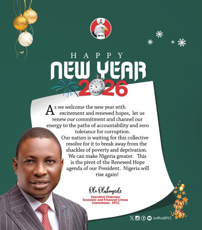 OLUKOYEDE URGES NIGERIANS